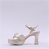 Unisa Onoa Platform High Heel Sandal - Gold Leather